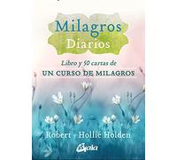 Milagros diarios: Libro y 50 cartas de Un curso de milagros