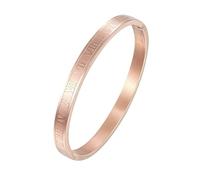 MILAKOO Acier inoxydable Chiffre romain Bracelet Personnalisé Bracelets Amour Amitié pour Hommes et Femmes