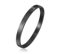 MILAKOO Acier inoxydable Chiffre romain Bracelet Personnalisé Bracelets Amour Amitié pour Hommes et Femmes