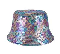 MILAKOO Brillant Glitter Seau Chapeau Squin Rhinestone Bling Sparkly RéTro Parti Cap pour Les Hommes Femmes