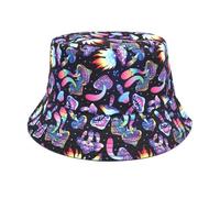 MILAKOO Bucket Hat Chapeaux de Pêcheurs Retro Style Chapeau de Pêcheur à la Mode Unisexe Réversible Chapeau de Pêcheur Double Face Chapeau de Soleil