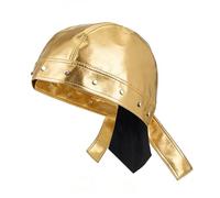 MILAKOO Casquette de Motard en Cuir pour Femme Punk Biker Skull Cap Casquette de Motard avec Rivets Unisexe Hiphop Riders Street Style Cool Gear