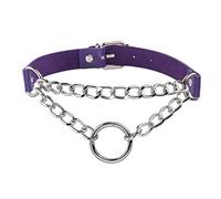 MILAKOO Punk Goth Collier Ras du Cou en Cuir avec Joint torique pour Femme Homme