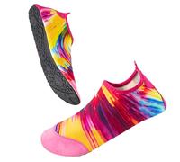 Milaloko Chaussures de Plage Hommes Femmes Léger Pieds Nus Chaussures d'eau Rapide Sec Respirant Surf Plongée Chaussures de Natation, Rose, 40-41