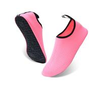 Milaloko Chaussures d'eau Plage Surf Plongée en Apnée Natation Pieds Nus Vitesse Chaussettes en Cuir Sec Hommes Femmes, Rose, 36-37