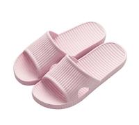 Milaloko Femmes Hommes Chaussons de Douche Open Toe Sliders D'été Sandales Antidérapantes Unisex Slip On Chaussons pour la Maison Salle de Bains Intérieure Piscine