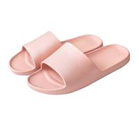 Milaloko Femmes Hommes Douche Pantoufles Salle de Bain Sandales Antidérapantes Plage Piscine Intérieur et Extérieur Maison Pantoufles, Rose, 38-39