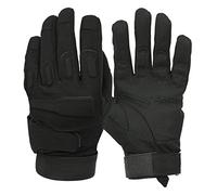 Milaloko Mimicool Gants de Plein air pour Homme Gants Anti-dérapants résistants à l'usure couvrants la totalité du Doigt pour vélo Moto (Noir, L)