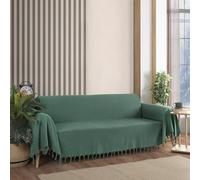 Milam London Jeté De Canapé Grand 3 Places Jeté Extra Large pour Canapés Jeté pour Canapé Grand Jeté À Chevrons 180 X 300 Cm Vert