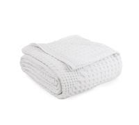 Milam London Jeté de lit Super King Size | 100 % coton doux extra large | Couvre-lits Super King | Couverture pour lit | Collection Joanna | 250 x 280 cm - Blanc
