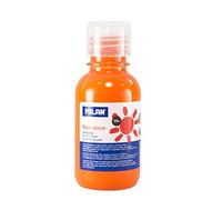 MILAN 034425 Flacon de tempera 125 ml Orange Fluorescent