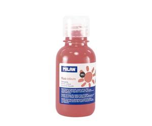 MILAN 034430 Flacon 125 ml tempera de corail fluorescent