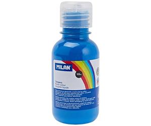 MILAN 03452 Flacon de 125 ml tempera Cyan