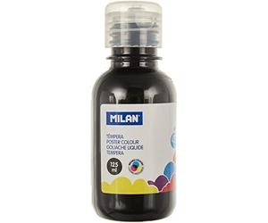 MILAN 03480 Bouteille de tempera 125 ml Noir