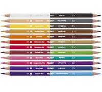 Milan 07112312 Boîte de 12 Crayons Bicolores