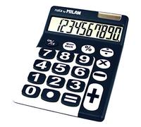 Milan 150610BBL Blister Calculatrice Electronique 10 chiffres Touches grands