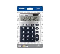 MILAN 159906SLBBL Blister calculatrice Argent Bleu