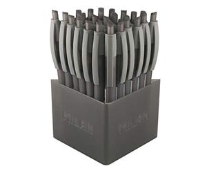 MILAN 176541125 Pot de 25 Stylos à sec Noir