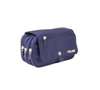 Milan 3-zip With A Flap 1918 Series Pochette Bleu Homme Bleu One Size