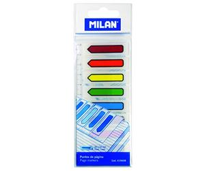 MILAN 419608 Flèche forme page points 8 couleurs