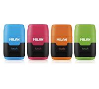 Milan 4706116 Présentoir 16 Taille-crayons + Gomme Touch