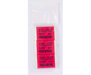 Milan 624 Pack de Gommes Mie de Pain Transparent