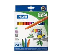 Milan 64080 Stylo feutre 24 unités Multicolore Multicolore One Size