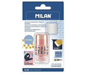 MILAN 64233 Blister Affûteuse Extension Swims + 1 caoutchouc de rechange Multicolore