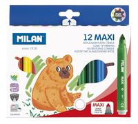 MILAN Feutres Maxi 80020 – à base d'eau – Boîte de 12