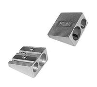 Milan 80035 Boîte de 20 taille-crayons en aluminium double usage