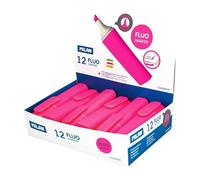 Milan 80039 Boîte de 12 surligneurs plats Rose