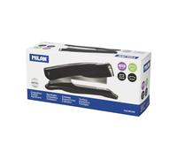 Milan 80194 Agrafeuse en plastique rigide antichoc Taille de la base 13 cm Noir