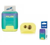 Gomme Blanche Et Taille-Crayons - 2 En 1 - Sunset - Milan