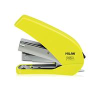 MILAN - Agrafeuse compact « energy saving » jaune Acid - agrafes incluses