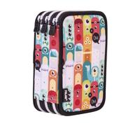 MILAN ALIENS Trousse à accessoires à 3 niveaux, multicolore