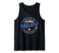 Milan avec Skyline Italie Mode Vintage Lombardie Souvenir Débardeur