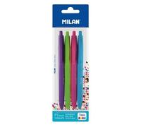 Milan biros p1 colours blister 4u w/assortments
