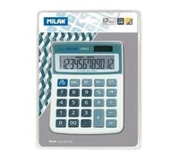 Milan bleu 12 chiffres calculatrice de poche dual blister