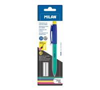 Milan Blister 1 Porte-mine Mécanique + 2 Gommes De Rechange 0.9 Mm