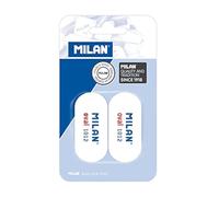 MILAN-BMM10407 Blister 2 gomas de borrar 1012, BMM10407, Multicolore