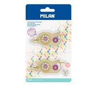 MILAN® Blister de 2 recharges de ruban adhésif 8,4 mm x 8 m série New Look