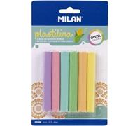 Milan blister 6 crayons de pâte à modeler couleurs 70g One Size