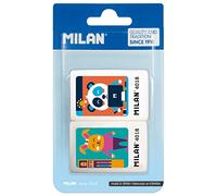MILAN Blister de 2 gommes 4018