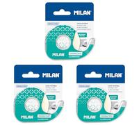 MILAN Blister distributeur ruban adhésif invisible mate 19 mm x 33 m (Lot de 3)
