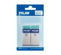 Milan Blister Nata® Artist 2 Nata® Artist Gommes En Couleur Avec Pochette En Carton Transparent Transparent One Size