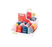 Milan Boîte 16 Gomme Avec Taille-crayon Capsule Lave