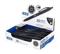 MILAN – Présentoir de 25 stylos à bille P1 Touch – Noir