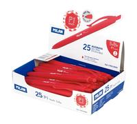 MILAN Présentoir de 25 stylos à bille P1 Touch Rouge
