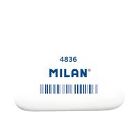 Milan Boîte 36 Gommes En Caoutchouc Synthétique Souple Et Flexible Triangulaires