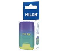 Milan Boîte Avec Cintre Gomme Compacte Avec Taille-crayon Série Sunset